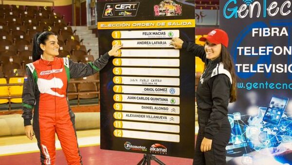 Andrea Lafarja destaca en el Rally de España