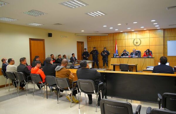 Juicio contra presuntos miembros del PCC en etapa de las testificales - Nacionales - ABC Color
