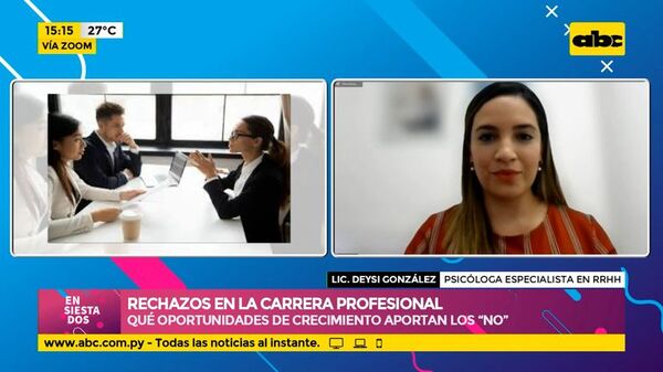 Rechazos en la carrera profesional: ¿Qué oportunidades de crecimiento aportan los “No”? - Ensiestados - ABC Color
