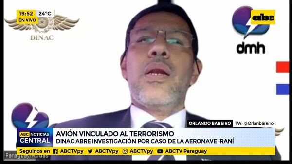 Avión vinculado al terrorismo por Paraguay: DINAC abre investigación por caso de la aeronave iraní - ABC Noticias - ABC Color