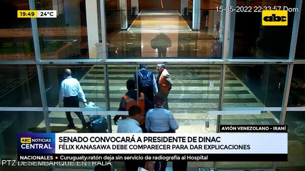 Senado convocará a presidente de DINAC para que de explicaciones sobre avión venezolano - iraní - ABC Noticias - ABC Color