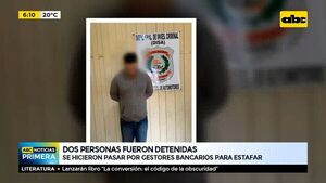 Dos personas fueron detenidas - ABC Noticias - ABC Color