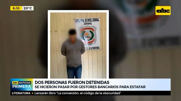 Dos personas fueron detenidas - ABC Noticias - ABC Color