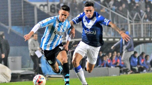 El golazo de Matías Rojas en el triunfo de Racing ante Vélez Sarsfield