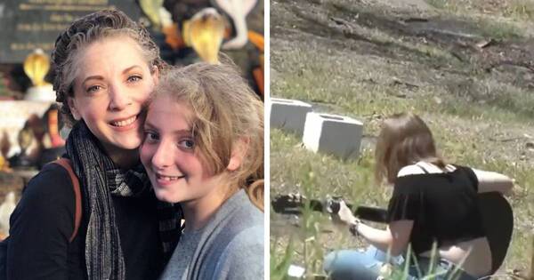 La Nación / Emotivo homenaje de la hija de “Doña Bárbara” en su tumba