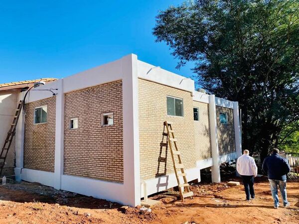 Avanza construcción en hospital de Piribebuy - Nacionales - ABC Color