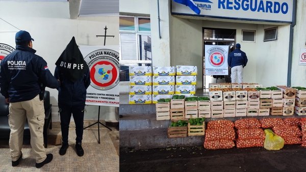 Hombre es detenido con mercadería de sup. contrabando en el puente San Roque