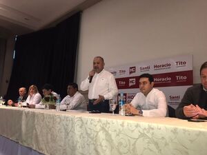 Honor Colorado presentó a sus precandidatos en Itapúa