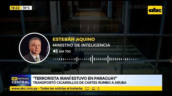 “Terrorista iraní estuvo en Paraguay”: Transportó cigarrillos de Cartes rumbo a Aruba - ABC Noticias - ABC Color
