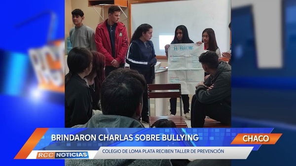 Brindaron charlas educativas sobre el bullying en colegio de Loma Plata