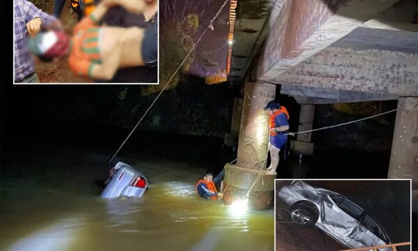 Dos adolescentes mueren ahogados al caer su automóvil en el río Yñaro en Naranjal – Diario TNPRESS