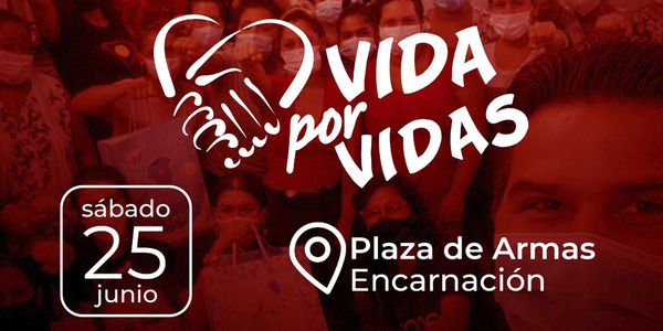 JORNADA DE DONACIÓN VOLUNTARIA DE SANGRE EN LA PLAZA DE ARMAS DE ENCARNACIÓN