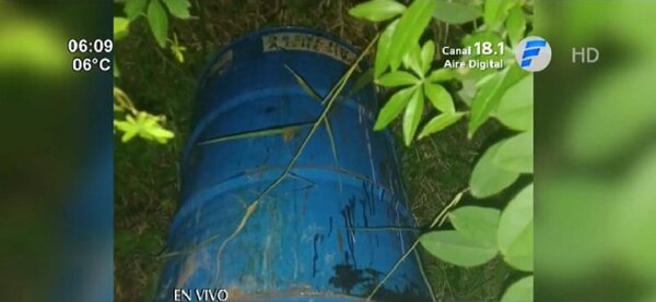Hallan tambores con residuos inflamables en Luque | Noticias Paraguay
