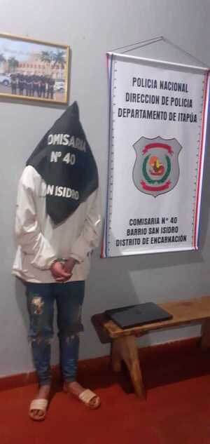 Recuperan objeto hurtado y aprehenden a presunto ladrón que ingresó a vivienda de ex policía