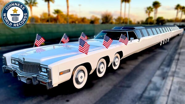 Así se ve el auto más largo del mundo, que obtuvo el Récord Guinness - Megacadena — Últimas Noticias de Paraguay