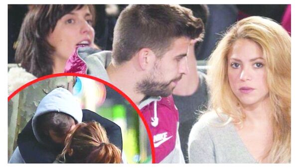 Gerard Piqué fue visto con la otra en su auto