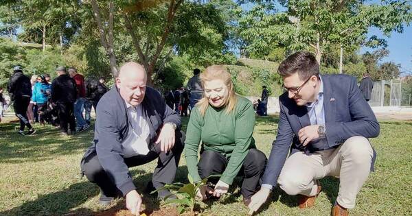 La Nación / Ministros de la Corte Suprema participaron de jornada de arborización en Parque Solidaridad