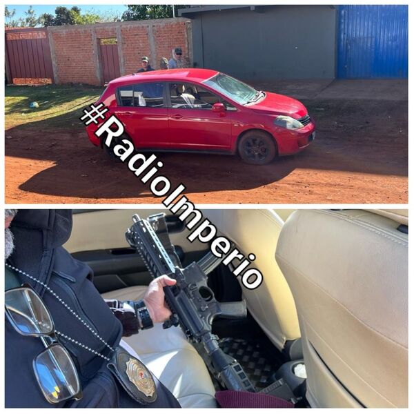 Senad incauta un subfusil de un automóvil en la vía pública - Radio Imperio