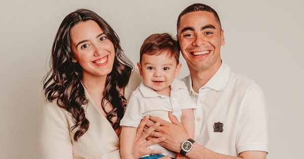 La mágica fiesta de Francesco, hijo de Miguel Almirón y Alexia Notto