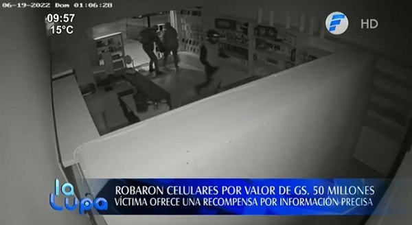 Delincuentes se llevan celulares por más de G.50 millones