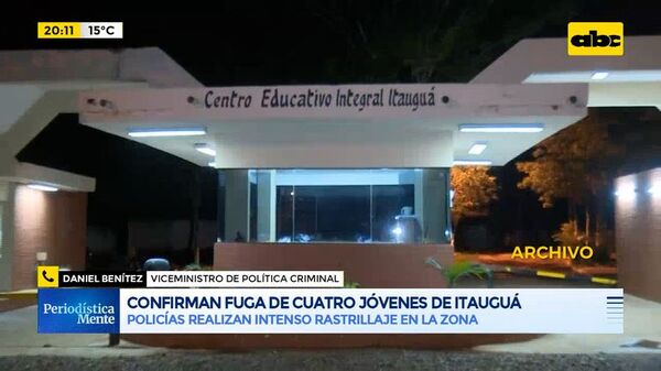 Confirman fuga de cuatro jóvenes de Centro Educativo de Itauguá - ABC Noticias - ABC Color