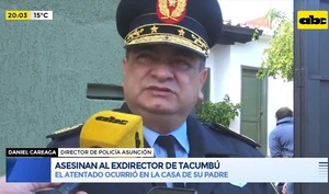 Exdirector de Tacumbú fue baleado en el quincho, confirma comisario