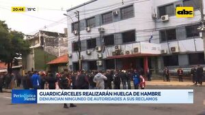 Guardiacárceles realizarán huelga de hambre - ABC Noticias - ABC Color