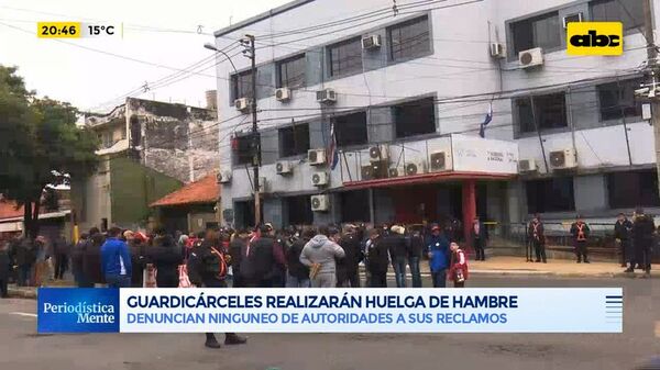 Guardiacárceles realizarán huelga de hambre - ABC Noticias - ABC Color