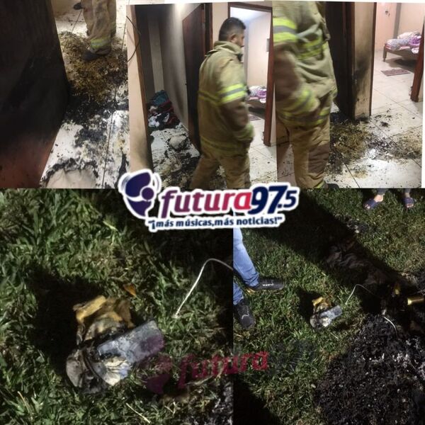 Joven quedó con quemaduras luego de que su celular haya explotado