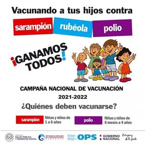Animan a vacunar a niños para prevenir sarampión, rubéola y parálisis infantil