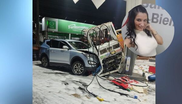 Exmodelo Liliana Marlene Chamorro Roa, más conocida como Luana Chamorro chocó y se salvó de una tragedia - Te Cuento Paraguay
