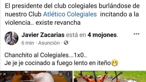 "Se olvidan que están jugando en Intermedia"