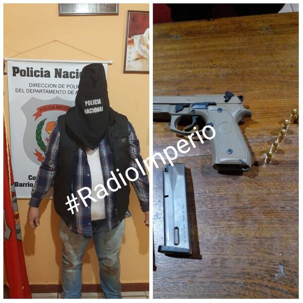 Detenido por violencia familiar y por efectuar disparos al aire - Radio Imperio