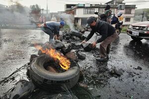 Ecuador cumple una semana de protestas con el primer manifestante fallecido - Mundo - ABC Color