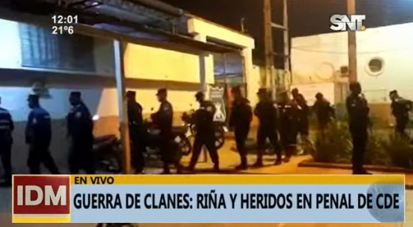 Riña entre PCC y Clan Rotela deja un herido en cárcel