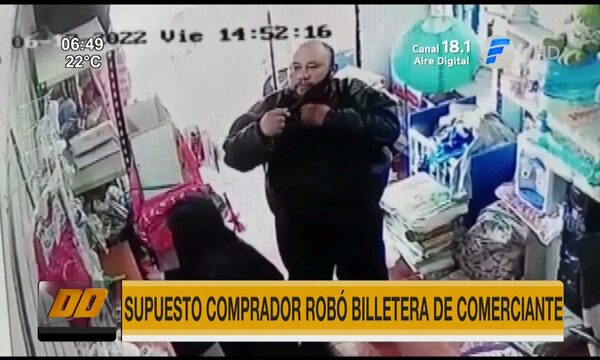 Supuesto comprador robó billetera de comerciante en Luque | Telefuturo