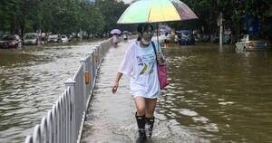 La Nación / China: reportan cientos de evacuados tras lluvias intensas