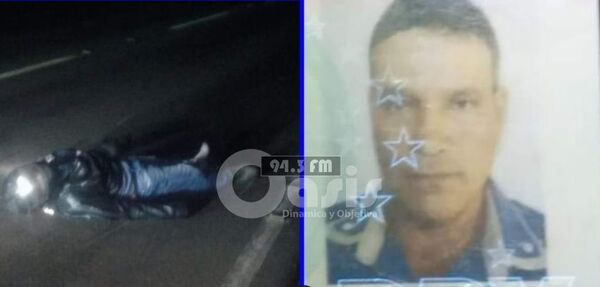 Pedrojuanino falleció tras chocar por una vaca en Yby Yaú