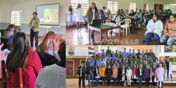 CARRERA DE LA UNAE BRINDÓ CAPACITACIÓN A ALUMNOS DE LA ESCUELA AGRÍCOLA CARLOS ANTONIO LÓPEZ, DEPENDIENTE DE LA GOBERNACIÓN DE ITAPÚA