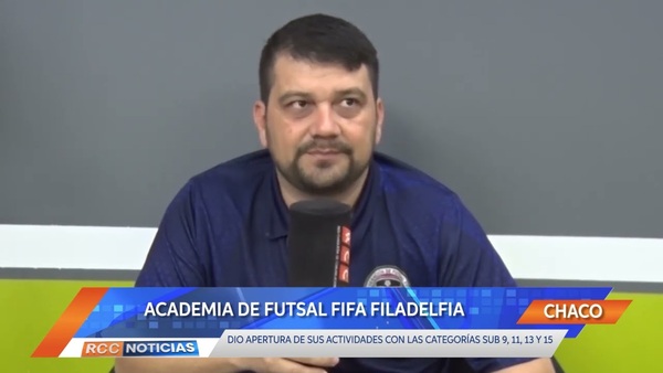Iniciaron actividades en la Academia de Futsal FIFA en Filadelfia.
