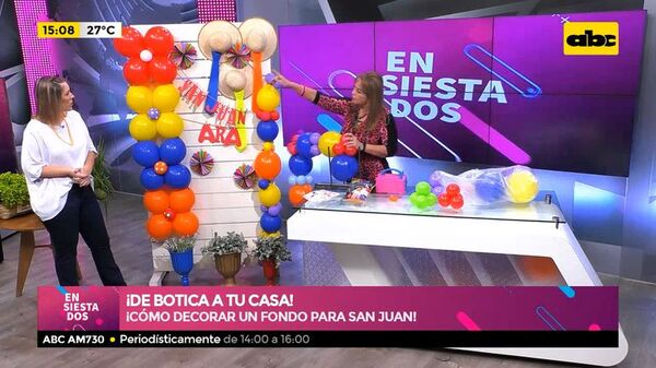 ¡Cómo decorar un fondo para San Juan!: Seminario de Decoración por Botica Mágica - Ensiestados - ABC Color