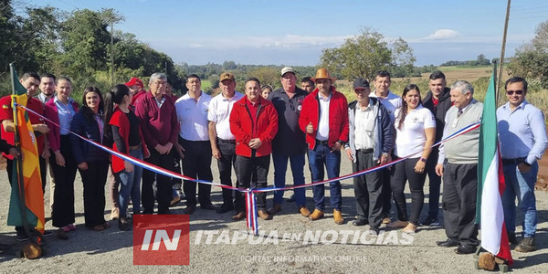 C.A.L.: INAUGURAN OBRA DE EMPEDRADO CON MANO DE OBRA 100% LOCAL Y A PRECIO JUSTO