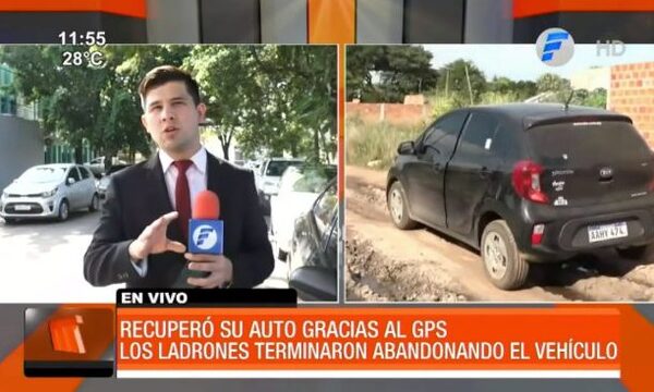 Recuperó su automóvil robado gracias al GPS - PARAGUAYPE.COM