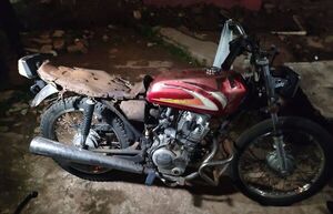 Policía de Itá recuperó una moto que fue denunciada como robada - Policiales - ABC Color