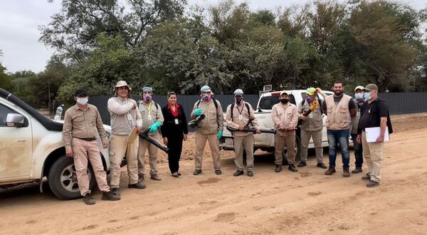 Brigada del Senepa se moviliza en Boquerón ante casos de dengue - Noticias del Chaco - ABC Color
