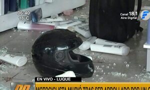 Motociclista murió tras ser arrollado por un camión en Luque - PARAGUAYPE.COM