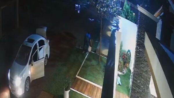 Roban hasta planteras de la calle en Coronel Oviedo