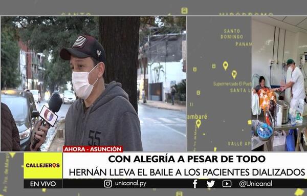 ¡Dosis de amor! Enfermero conmueve en redes al bailar con pacientes dializados