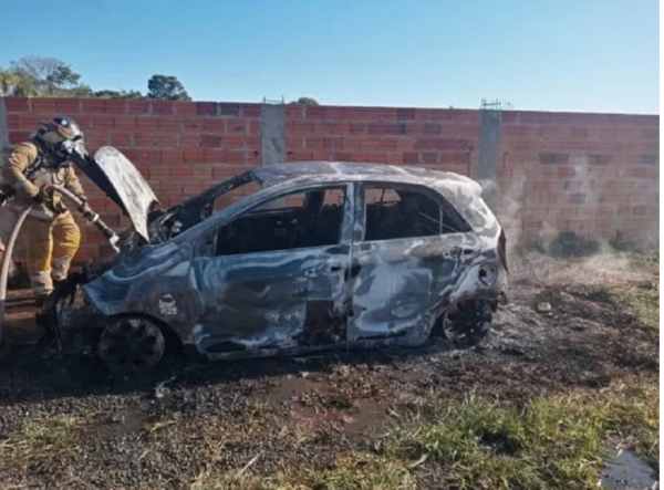 Los polis identifican al prójimo calcinado dentro de un rodado en Capiatá