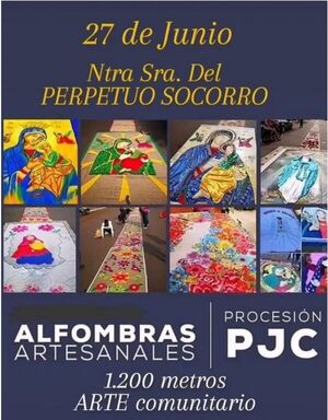 Alfombra artística volverá ser el gran atractivo de las fiestas patronales - Radio Imperio